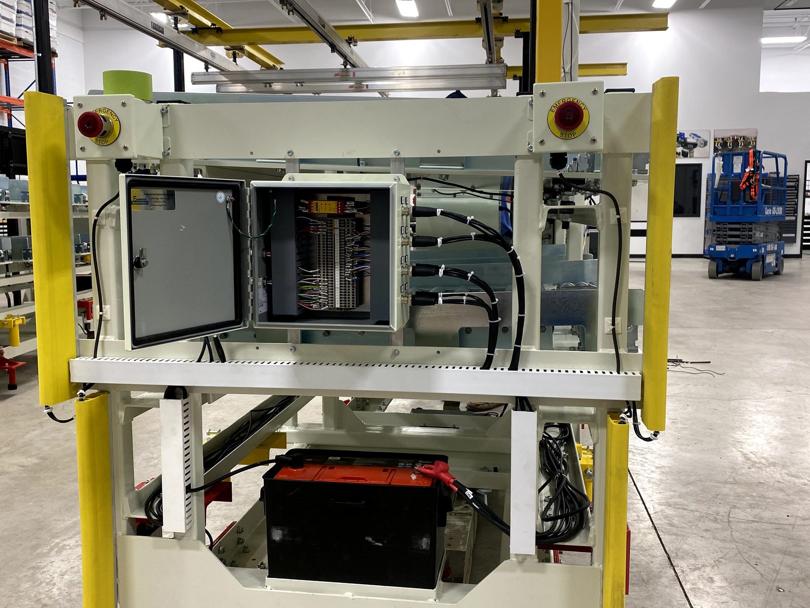 Full conveyor line under build in the PH Engineering shop