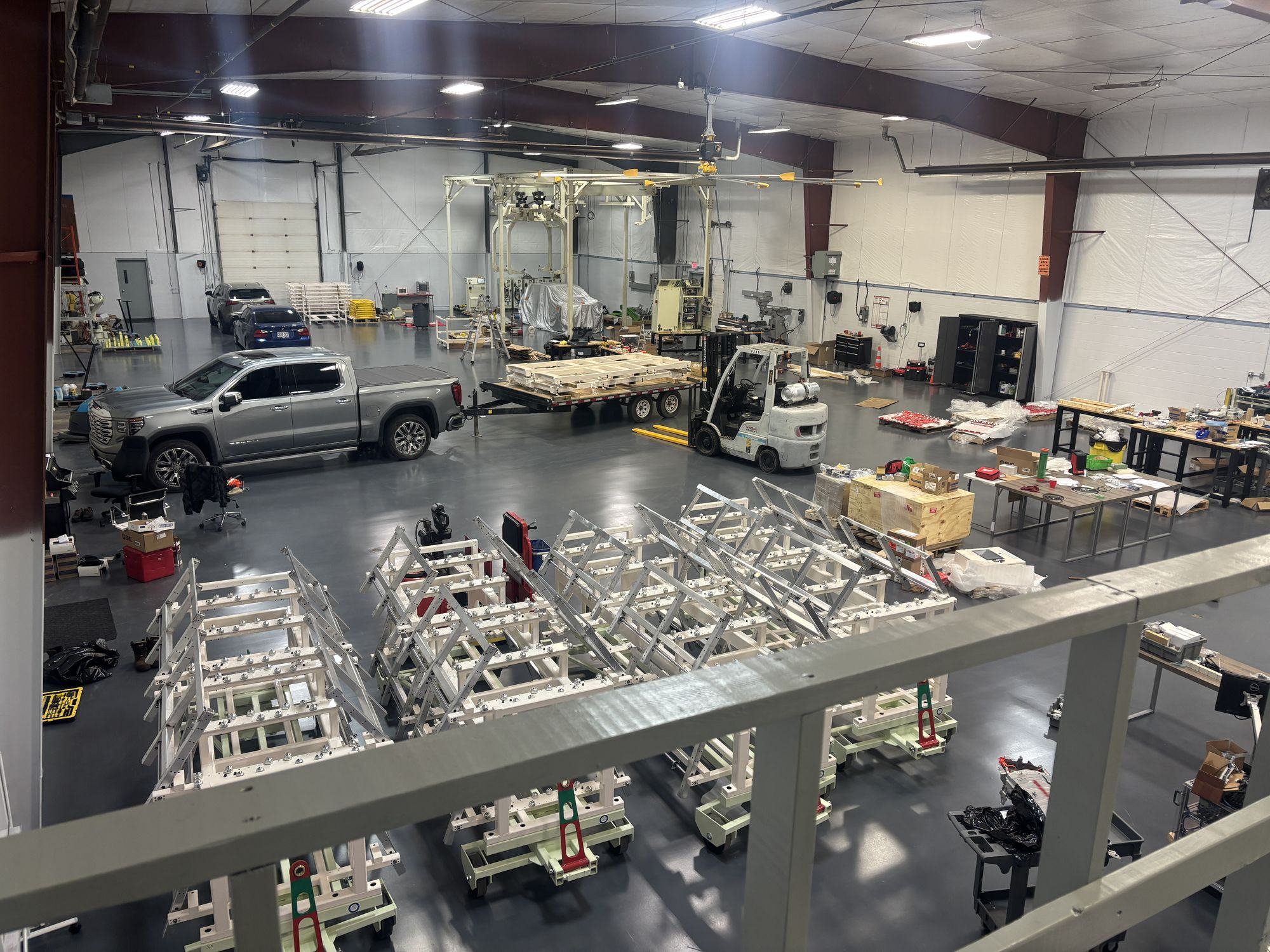 PH Engineering commissioning floor with equipment builds in progress